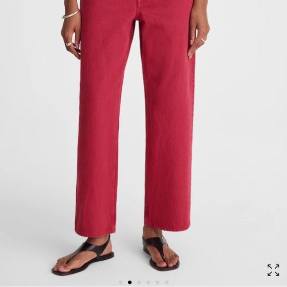 Madewell Low-Slung Baggy Crop NWT - SZ /28 - Picture 3 of 17